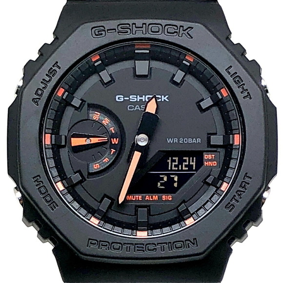 G-SHOCK CASIO Watch GA-2100-1A4 NEON ACCENT Neon Accent Series Octagon Casio ...